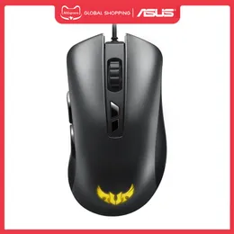 الفئران الأصلية ASUS TUF Gaming M3 Mouse Ergonomonic USB Wired RGB Computer الفئران Aura Syn 7000 DPI 100 IPS لجهاز الكمبيوتر المحمول