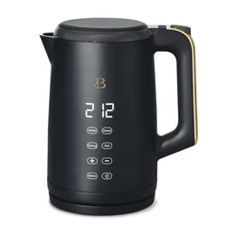ZTP 1 7 litre tek dokunuşlu elektrikli su ısıtıcısı, siyah susam tarafından Drew Barrymore