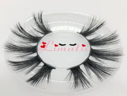 Eye Makeup Tools False Eyelashes Wispy Reusable 5D Faux Mink Synthetic 25mm Long Lashes Limatic8939440