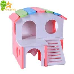 New Solid Wood Hamster House Guinea Pig Hamster Cage Rat House Ferret Sleeping Nest Pet Cavies Cage House Hamster Accessories ZG0006