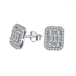 Stud Earrings ANZIW Fashion 925 Sterling Silver CZ Earring Women Engagement Wedding Party Jewery Gifts