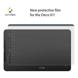 태블릿 DECO 01 /02 /03 그래픽 그리기 태블릿에 대한 XPPEN 투명 보호 필름 (1 패키지 2 개)