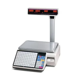 Drucker HSPOS 30 kg Preis -Computing -Skala mit Barcode -Drucker unterstützt mehrere Sprachen mit kostenloser Software für Supermarkt