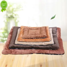 Neue Plüsch wasserdichte Hundebett Matte Cet Kissen Decke weiche Fleece Katze Kissen Welpen Chihuahua Sofa Matte Pad für kleine Hunde mit Samt