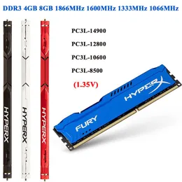 Rams Memoria Ram DDR3L 8GB 4GB 1866MHz 1600MHz 1333MHz 1066MHz Desktop Memory 240pins PC3L12800 DIMM 1.35V DDR3L RAM -minne Modul