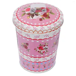 Gift Wrap Biscuit Storage Box Iron Tea Container Sweets Candy Packaging Snack Containers Decorative Tinplate