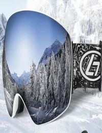 New ski goggles double antifog adult large spherical ski glasses allinclusive ski equipment eye protection sharpening windproo6262495