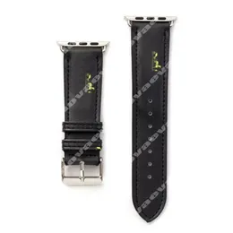 Kvinnors designers smarta remmar för iWatchs 38 41 42 45 49mm iwatch Band Fashion Letter Watch Strap Leather Ersätt Watchband