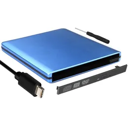 Drives Super Slim External Slot in DVD RW Enclosure Type C USB 3.1 DVD Case 12.7mm SATA Case For Laptop Optical Drive