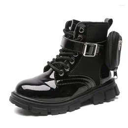 Boots Children's 4-15 Years Old Boys Anti Slip Autumn Winter 2023 Fashion Girl Outdoor Keep Warm Cotton Shoes