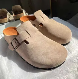 Birkens 샌들 디자이너 슬리퍼 독일 클로그 슬라이드 여름 애리조나 샌들 남녀 슬라이드 패션 신발 스웨이드 슬라이더 가죽 버클 슬리퍼 통기성 디자인