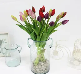 JAROWN Simulation Of Real Tactile Tulip Artificial High Quality Latex Tulip Bouquet Flores For Wedding Decoration Home Decor218x6441137