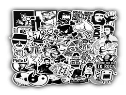 Car sticker 1050pcs Black and White Stickers for Kids Laptop Skateboard Bicycle Motorcycle Cool JDM Car Styles Sticker Bomb Bumpe5663108