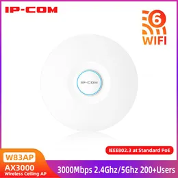 Routers IPCOM 3000Mbps WiFi Range Extender Wireless Access Point Dual Band 2.4G+5Ghz High Power Router Wifi 6 Signal Booster POE