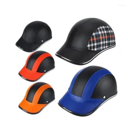 Hełm motocyklowy kask Summer Motocross Motorbike Half Cascos Para Moto Men Men Mężczyznę Kobiet Kateboard Bezpieczeństwo Baseball Cap