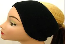 WholeWinter Popular Neutral Mens Womens Fleece Earband Stretchy Headband Earmuffs Ear Warmers Black 5328800