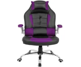 Living Room Furniture Modern Ergonomic Office Chair High Back Racing Style Reclining Computer Gaming Swivel Game Seat For Home1680375