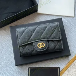 Die besten Klappscheiben -Wallets Luxus -Designerin Männer und Frauen Lichtkarte Pack Mode Multifunktional echtes Lederschnalle große Kapazitätskoin -Geldbörse mit Schachtel