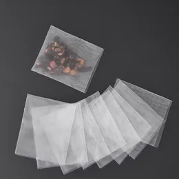 Free Shipping!10000Pcs Transparent Nylon Empty Coffee Tools Disposable Powder Packet Heal Seal Filter Bag For Loose Tea Spice Herbal
