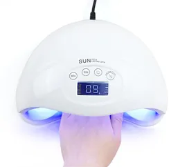2018 Sun5 Plus nageldroger 48W Dual UV LED LAMP NAIL VOOR NAIL DROYER GEL Poolhuurlicht met infraroodsensor Y181009075269290