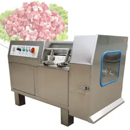 Helt automatisk kött Dicing Machine Frozen Meat Slicer Machine Beef Chicken Cheese Meat Dicer Cube Cutting Machine