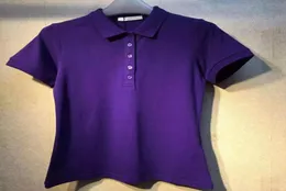Womens Polos Shirt crocodile Embroidery Short Sleeve Cotton Outdoor leisure Versatile tee5110595
