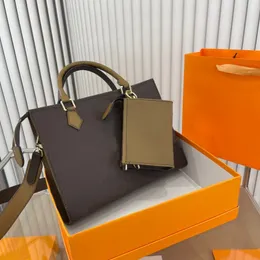 Nowa torebka designerska torebka damska moda jedno ramię klasyczny nadruk torebka skórzana klapka klamra torba crossbody Bag duża pojemność torba na zakupy