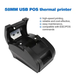 Drucker 5890k 58 mm USB -Thermalquittungsdrucker und 5890T RS232 Port Thermal -Quittungsdrucker POS -Drucker für das Restaurant Supermarkt