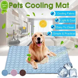 New Dog Mat Cooling Summer Pad Mat For Dogs Cat Blanket Sofa Breathable Pet Dog Bed Summer Washable For Small Medium Large Dogs Car