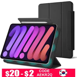 Case na iPad Mini 6 Case Pro 11 12,9 12 9 Dla iPada Air 4 AIR 5 Case Fundata Magnetyczna pokrycie z zapięciem na iPad Air 5 Case