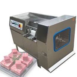 Automatic Frozen Chicken Meat Cheese Cube Dicing Dice Cutting Meat Machine