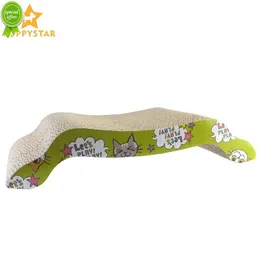 Nuova carta ondulata Catnip Cat Scratcher Gattini Scratching Board Mat Scratch Pads Cat Scratcher Pet Giochi Giocattoli Prodotti per animali domestici LY0001