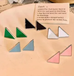 Womens Fashion Designer Studs Earrings Triangle Women Designers Earrings Letter Multicolor Ornaments Jewelry Accessories Gifts5047946