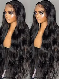 30 40inch 13x4 13x6 Body Wave Spets Front Human Hair Wigs 200% Brasiliansk vattenvåg 360 Glueless Full Spets Frontal Wig For Women