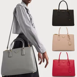Klasyczny projektant torby galeria cowhide damski saffiano torba na zakupy 2023 Nowa torebka oryginalna skórzana interpretacja mody wieczna