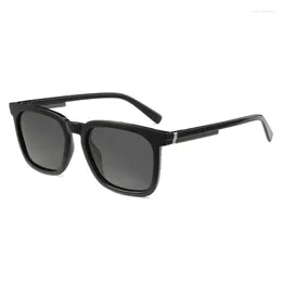 Sunglasses Polarking Brand Design Polarized Men Classic Style Temple Bridge Trend Sun Glasses Women Driving Size 54-16-142