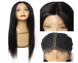 1028 inch T part lace front wig straight human hair wigs 150 density middle part Brazilian 131 lace wig for women9839756