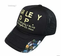 Latest Patch Embroidery Casquette Men's Ball Caps Galleryes Lettering Curved Dept Brim Baseball Cap Fashion Letters Hat Printing 2 6CC0