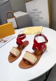 fashion Luxurys Designers Women Sandals Slides sandal Summer Gladiator Woman Casual Flat Shoes Ladies Beach Roman shoe5408574