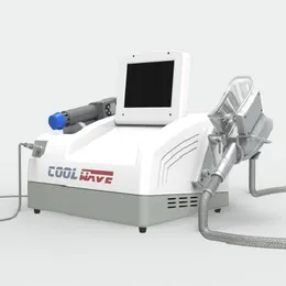 2 I 1 Cryo Fat Freeze Shockwave Coolwave Slant Machine Cool Wave Shock Wave Device Cellulite Borttagning Skönhetsutrustning