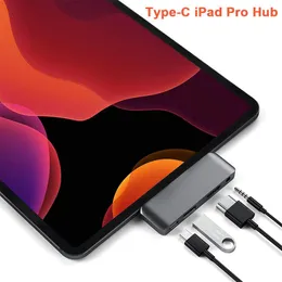Stations USB C HUB TypeC Mobile Pro Hub Adapter with USBC PD Charging 4K HDMI USB 3.0 3.5mm Jack for 2020/ 2018 iPad Pro Macbook Pro