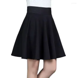 Saias saia curta shorts básicos femininos moda versátil preto casual mini skateboard slim fit plissed fofo 2023