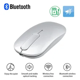 Mice Bluetooth Wireless Mouse Rechargeable Touch Scroll Computer Mouse Silent Ergonomic Slim PC Mause Optical Mice For Macbook Laptop