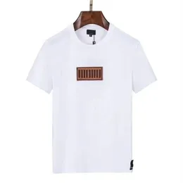 Trend mody Summer T-shirt męski Crewneck bawełniany najlepszy projektant alphable logo haft design t-shirt Slim-Fit Wysokiej jakości wysokiej jakości, wysokiej klasy rozmiar krótkiego rękawa M-3xl