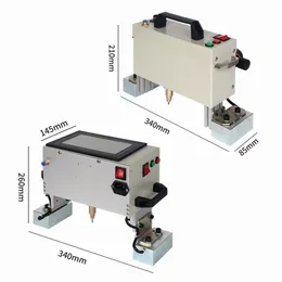 Handgehaltene tragbare Metallbeschilderungs-Typenschild-Markierungsmaschine, elektrische, pneumatische Beschriftungsmaschine mit Touchscreen, 60 x 20, 75 x 25, 100 x 30