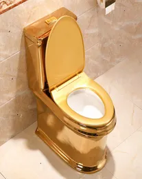 مقاعد مرحاض للفنون الذهب توفير المياه الصامتة جالسا مبترا في البولية الذهبية النمط الخزف الخزف خزف الحمام 4563749