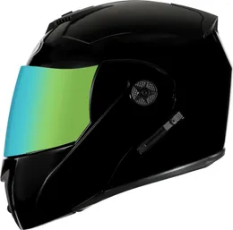 خوذات الدراجات النارية Dayu Full Face Helmet Flip Up Motorike مع Double Sun Visor for Women Man Motocross Casco