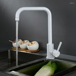 Küchenarmaturen Edelstahl Waschbecken Mischbatterien und kaltes 360-Grad-Rotationswasser Torneira Cozinha