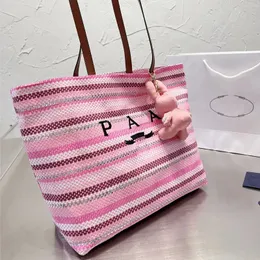 Summer Słomowa torba na zakupy torebka o dużej pojemności torby na ramię portfel Portfel Kobiet mody podróży torebki wakacje