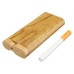 Smoking Pipes One Hitter Pipe Handmade Wood Dugout With Digger Glass Cigarette Filters Wooden Box Case Drop Delivery Home Garden Hou Dhwan